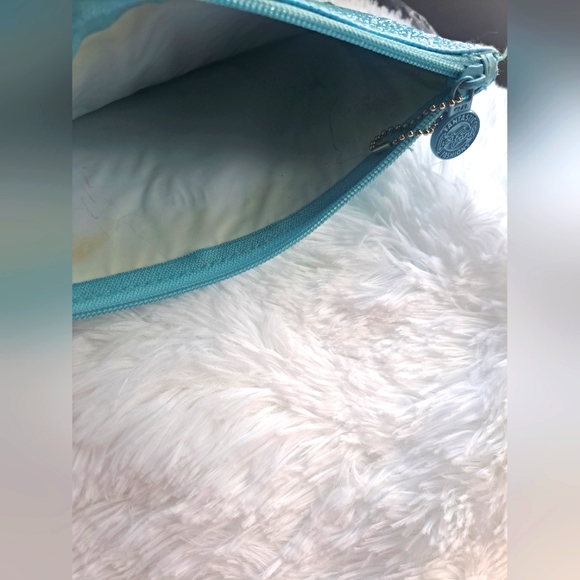 Lisa Frank Mermaid Blue Iridescent Vintage Pencil Case - Picture 4 of 7